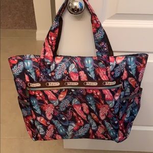 Sport / Gym Peacock Feather Bag